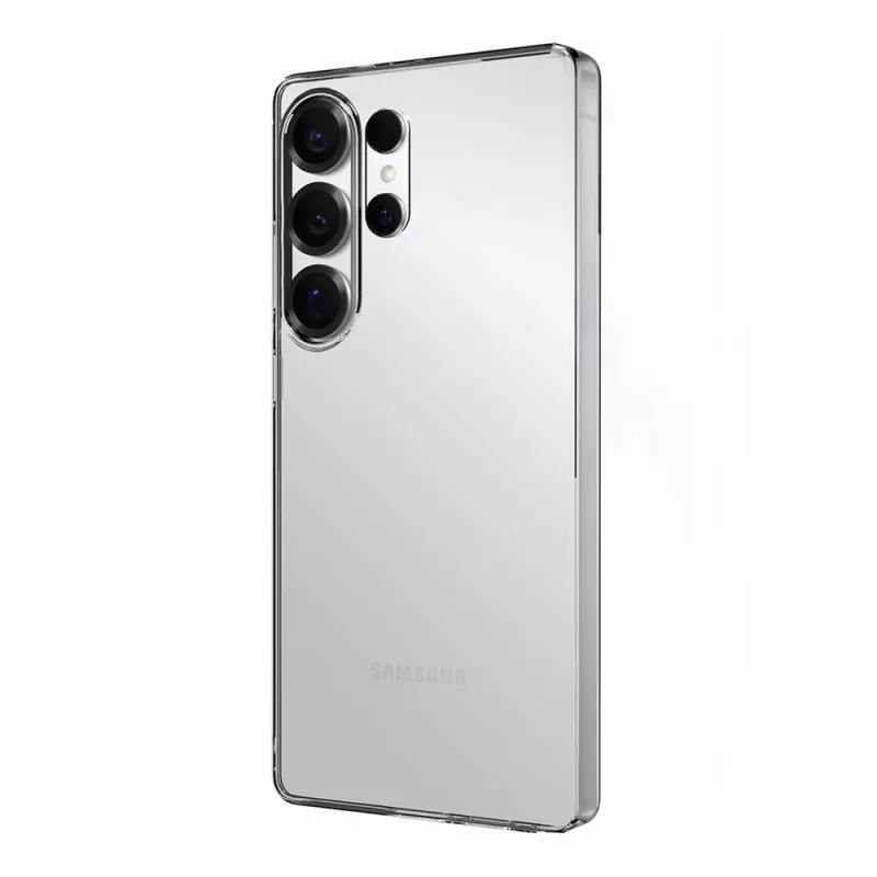 Silikónové puzdro Puro 03 Nude pre Samsung Galaxy S25 Ultra – priehľadné