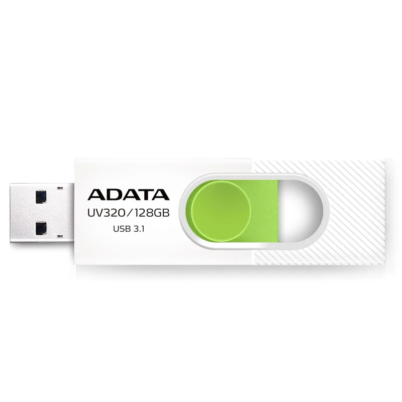 ADATA UV320/ 64GB/ USB 3.2/ USB-A/ Biela AUV320-64G-RWHGN