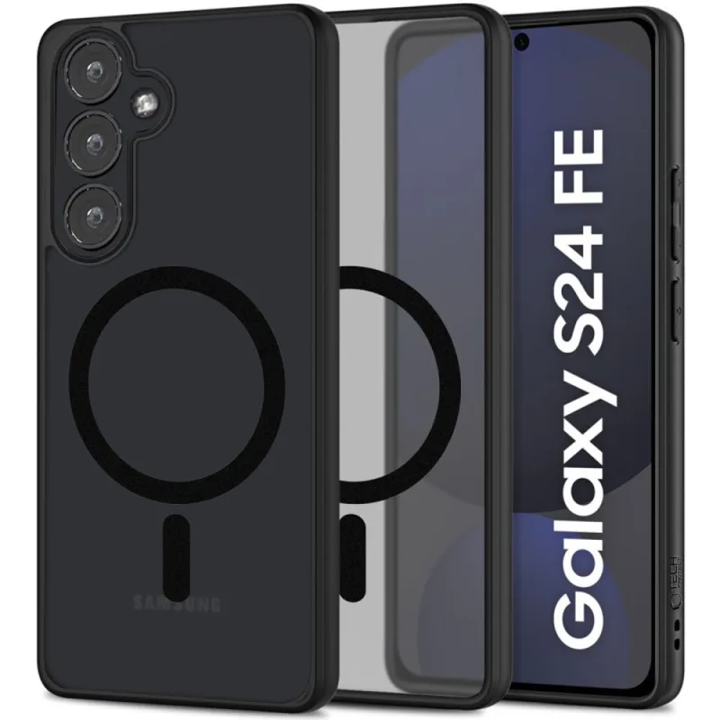 Puzdro Tech-Protect MagMat MagSafe pre Samsung Galaxy S24 FE - čierne
