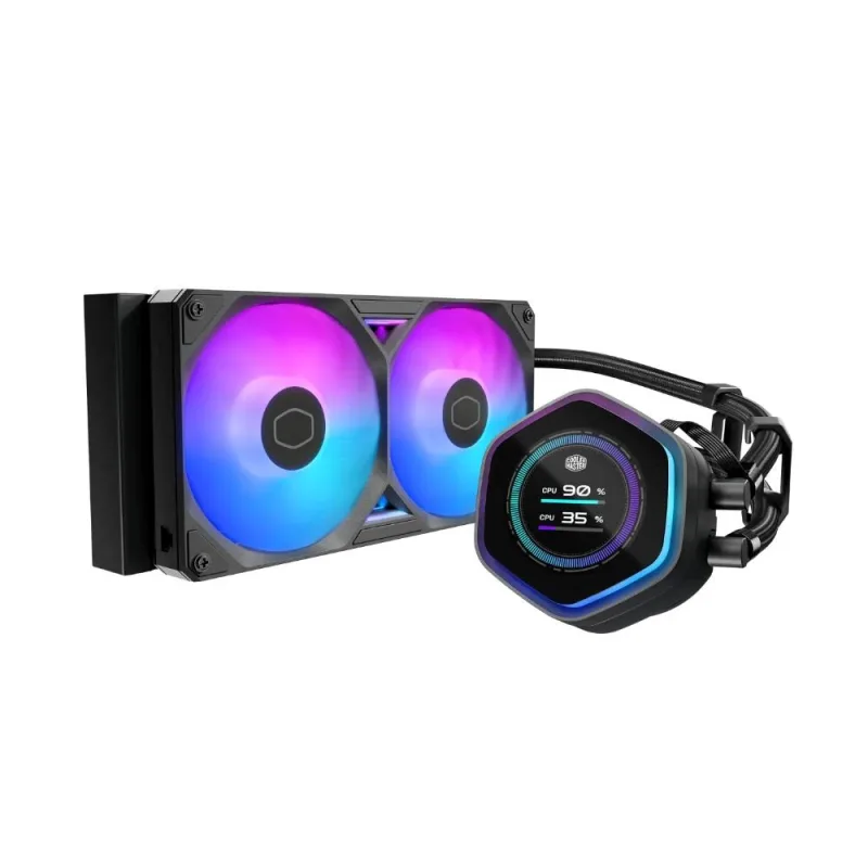 Cooler Master vodní chladič MasterLiquid Atmos II LCD 240, 2x120mm, …