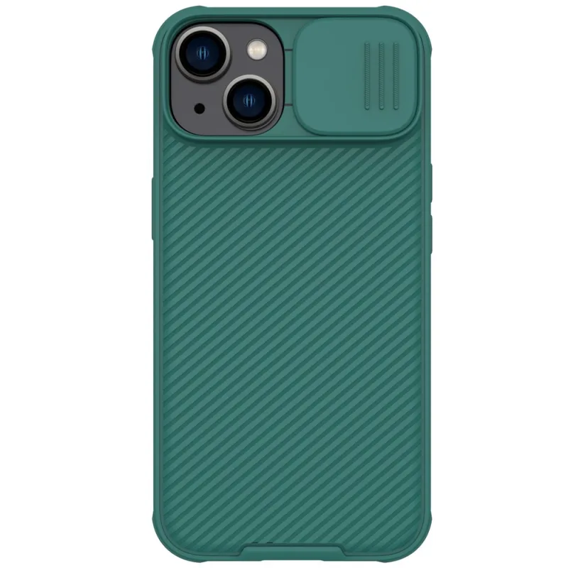 Puzdro Nillkin CamShield Pro iPhone 14 Plus Armored Cover Ochranný kryt fotoaparátu zelený