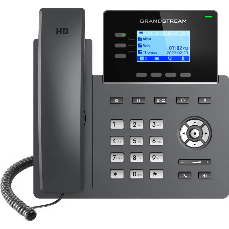 Grandstream GRP2603P SIP telefón, 2, 48" LCD podsv. displej, 6 SIP účty,…