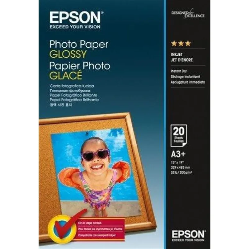 Fotopapier lesklý - A3 - 20 listov C13S042536
