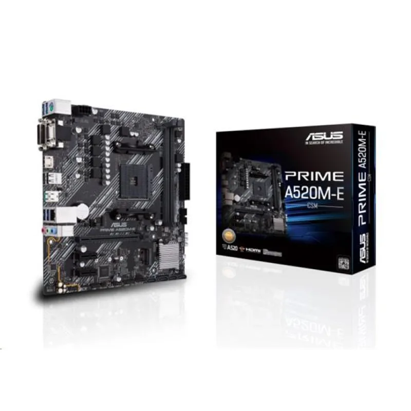 ASUS PRIME A520M-E/CSM soc.AM4 A520 DDR4 mATX M.2 D-Sub DVI HDMI 90MB1510…