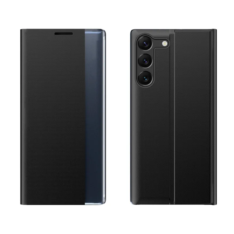 Nové puzdro Sleep View pre Samsung S24+ s chlopňou - čierne