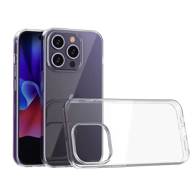 Puzdro na iPhone 15 Pro zo série Ultra Clear v priehľadnej farbe