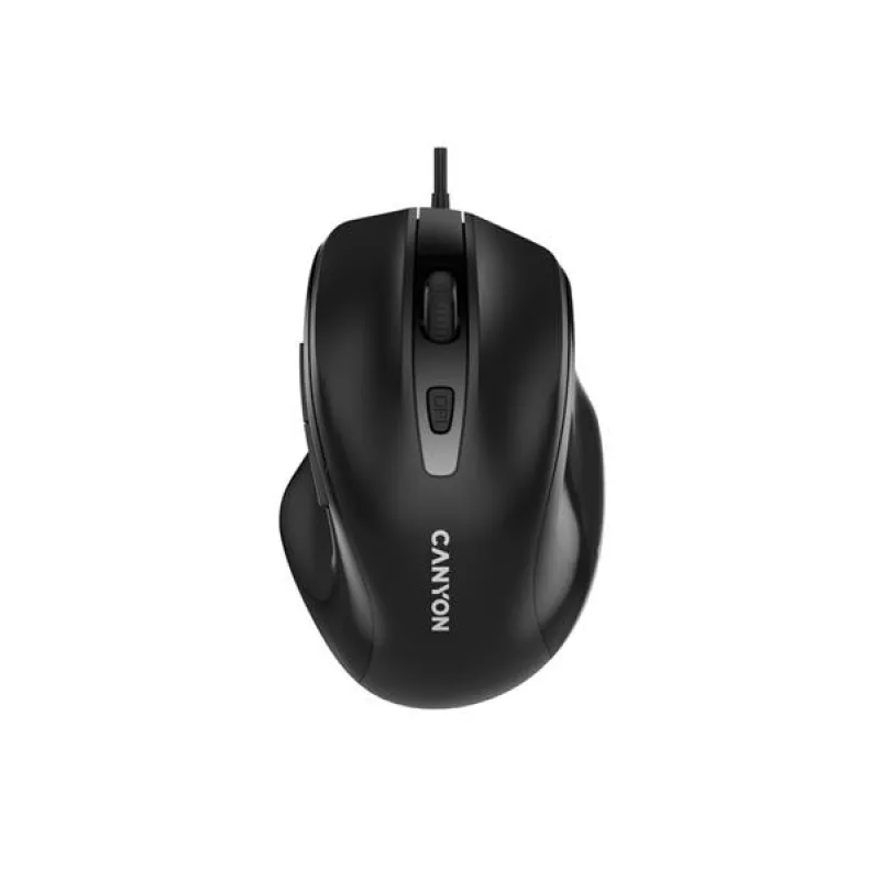 Canyon M-6, optická myš pre pravákov, USB, 3200 dpi, 6 tlačidiel,…