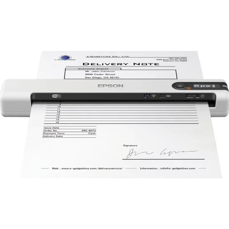 EPSON WorkForce DS-80W, A4, 600x600 dpi, USB, mobilný B11B253402
