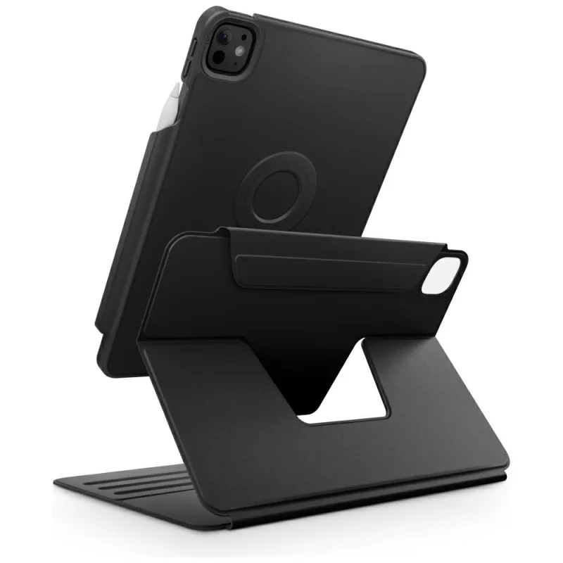 Uniq Rovus Snapmount Magnetic 360 rotačné odnímateľné puzdro pre iPad Pro 11" 2024 (5. generácia) - čierne
