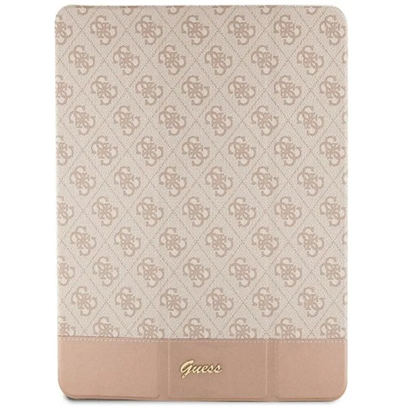 Guess 4G Stripe Allover puzdro pre iPad Pro 12,9" - ružové