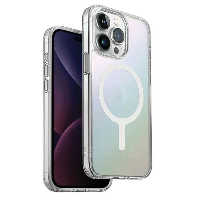 Uniq LifePro Xtreme Magclick Nabíjacie puzdro pre iPhone 15 Pro Max - dúhové