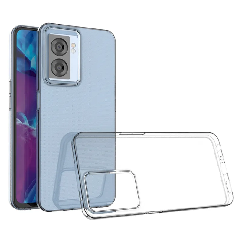 Ultra priehľadné 0,5 mm puzdro pre Oppo A57 5G / A57 / A77 5G / A77 / K10 5G, Realme V23 5G / Narzo 50 5G / Q5i 5G tenký kryt priehľadný