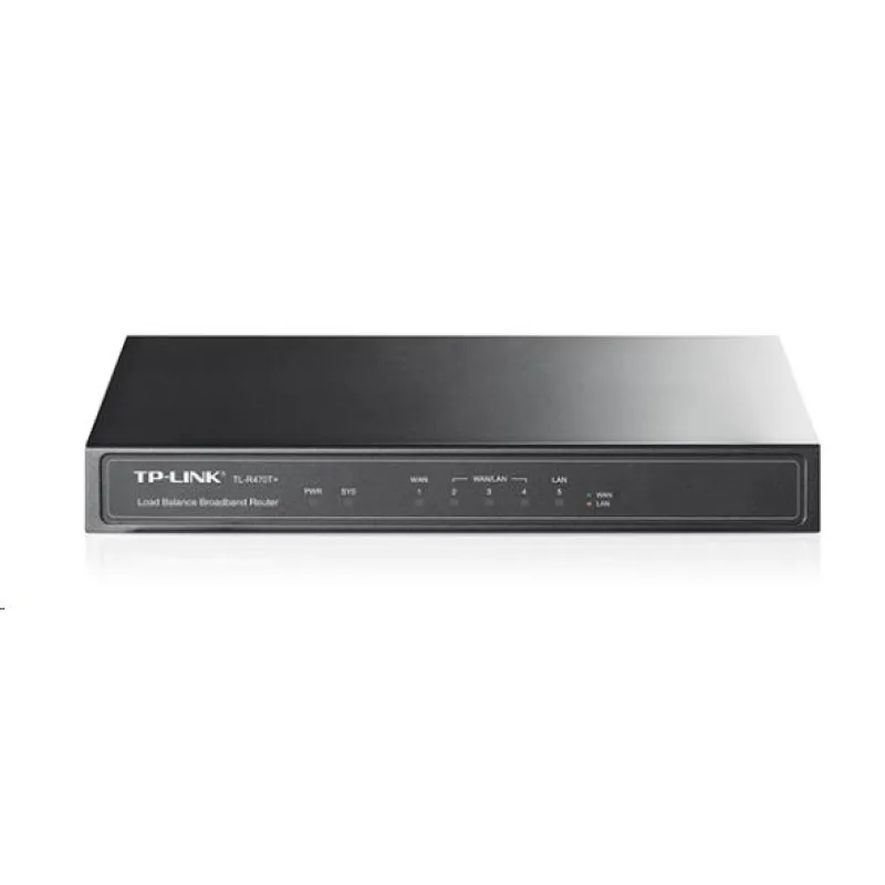 TP-Link TL-R470T+ směrovač s rozdělováním zátěže (1xWAN,1xLAN,3xWAN/LAN)…