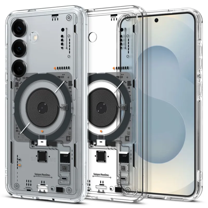 Puzdro Spigen Ultra Hybrid Mag Case pre Samsung Galaxy S25 Neo One – priehľadné