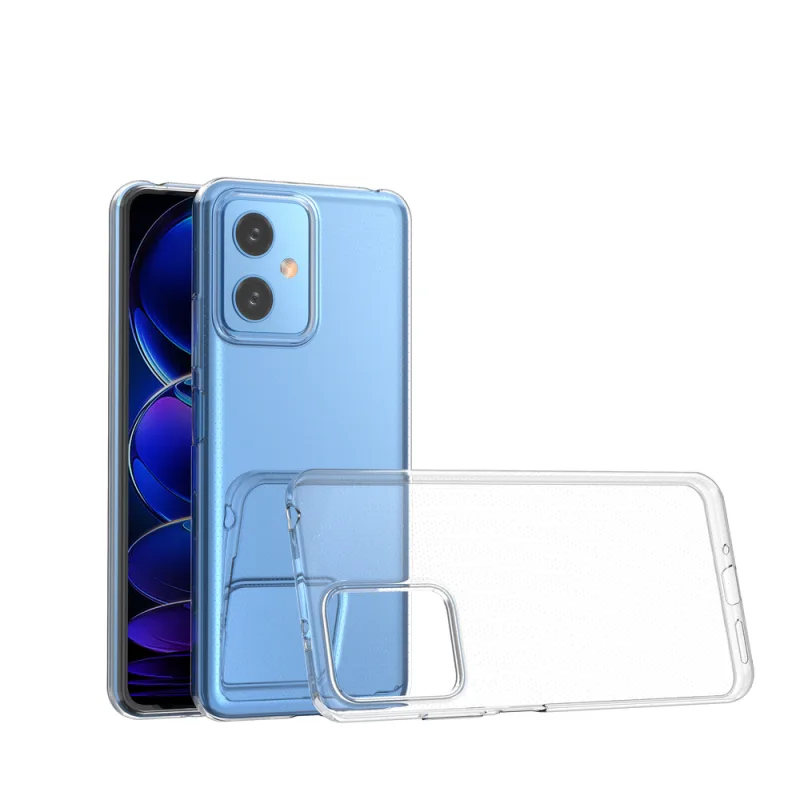 Ultra priehľadné 0,5 mm puzdro Xiaomi Poco X5 5G / Redmi Note 12 5G tenký kryt priehľadný
