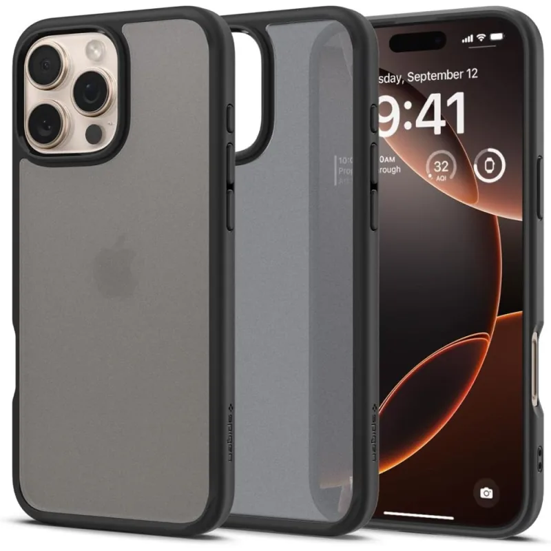 Kryt Spigen Ultra Hybrid Case pre iPhone 16 Pro Max – čierny