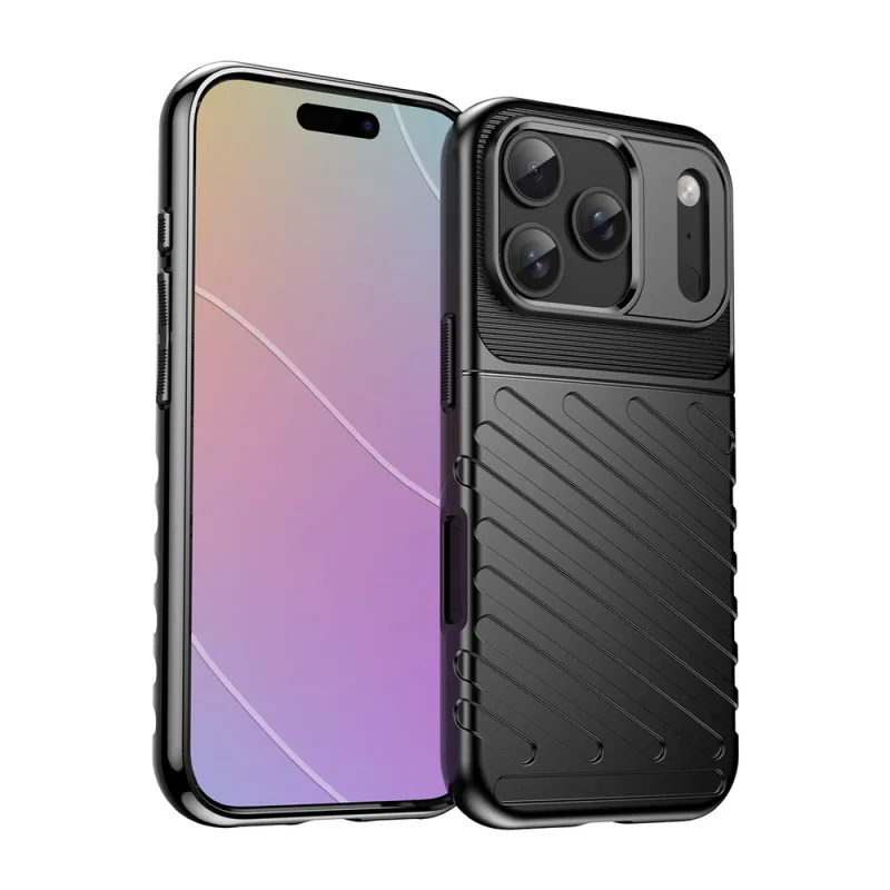 Kryt Thunder pre iPhone 17 Pro Max – čierny