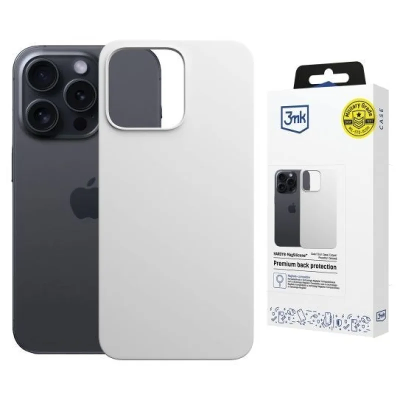 3mk ochranný kryt HARDY MagSilicone pro Apple iPhone 16 Pro Max White…