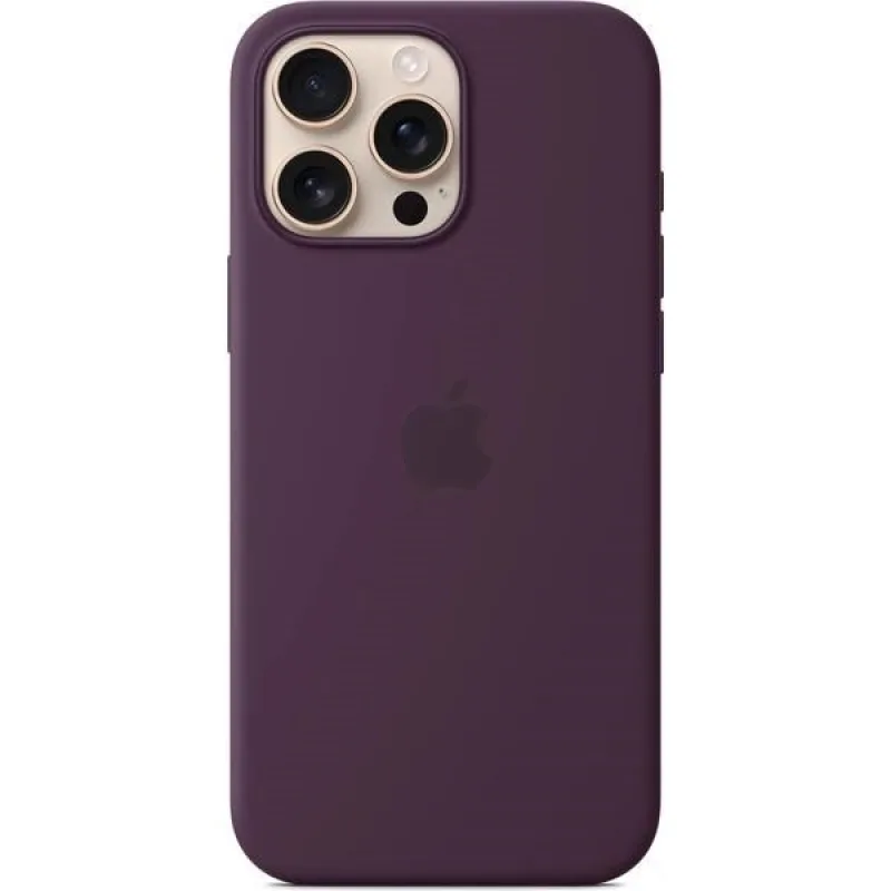 iPhone 16 Pro Max Silicone Case with MS - Plum MYYW3ZM/A