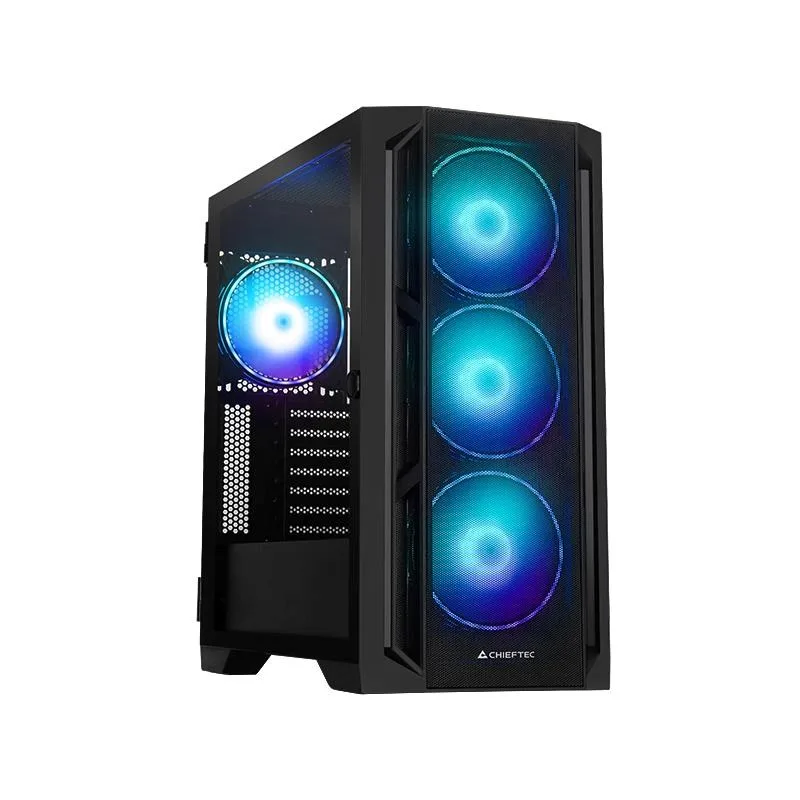 CHIEFTEC skříň APEX LUMO, E-ATX, 1x USB-C 3.2, 2x USB 3.0, 4x 140mm…