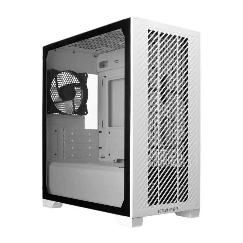Cooler Master case Elite 301 Lite, mATX, Průhledná bočnice, 1x 120mm…