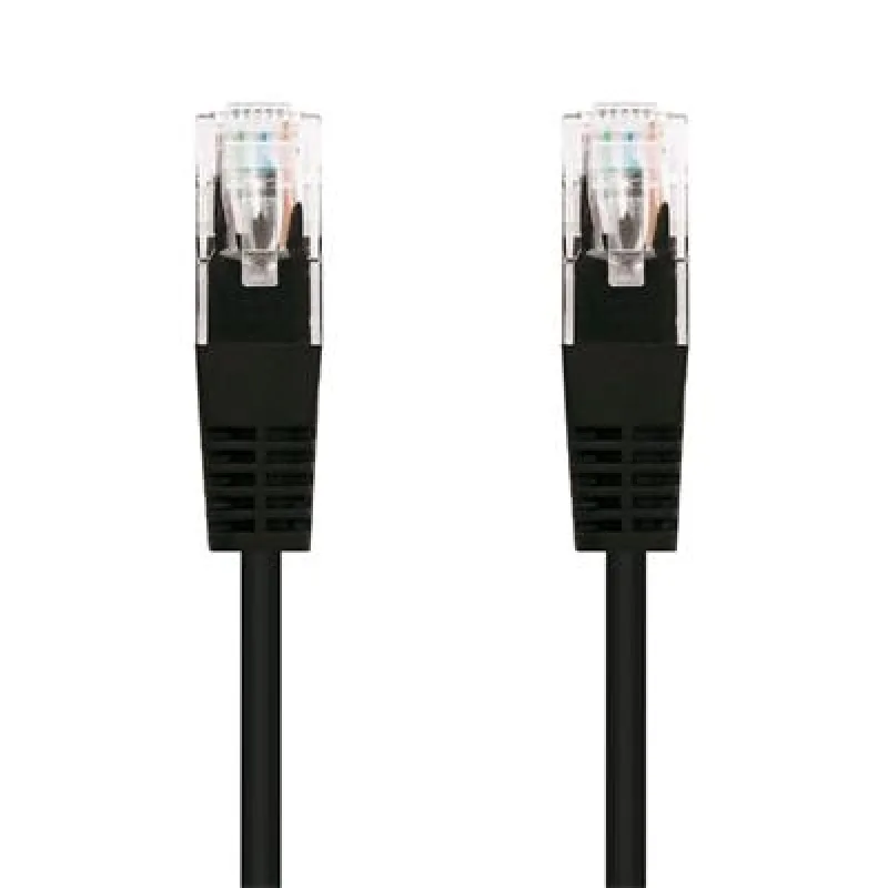 Kábel C-TECH patchcord Cat5e, UTP, čierny, 0, 5m CB-PP5-05BK