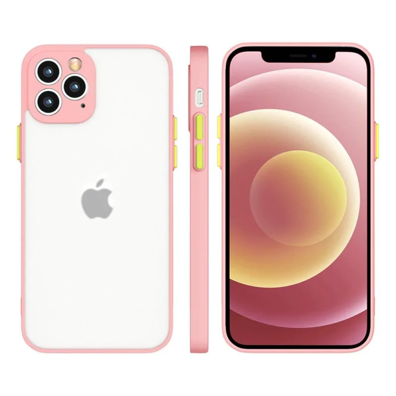 Silikónové flexibilné priesvitné puzdro Milky Case pre Samsung Galaxy A72 4G ružové