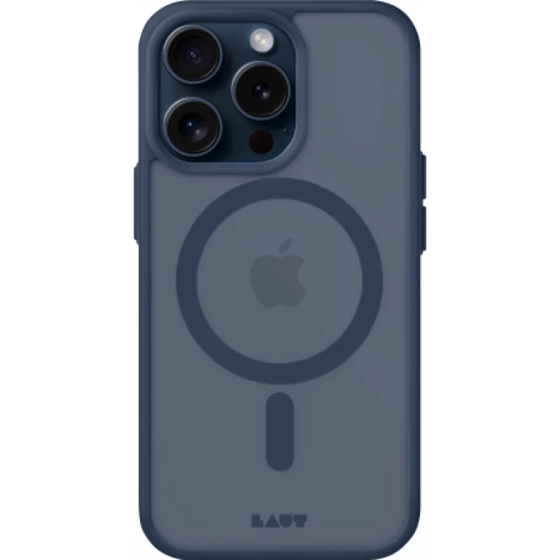 Puzdro LAUT Huex Protect s MagSafe pre iPhone 15 Pro Max - tmavo modré