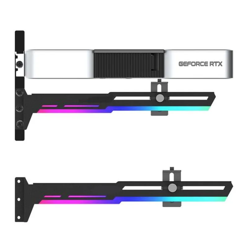 1stCOOL GPU Holder ARGB - držiak VGA kovový nastaviteľný čierny UP-H02-B…