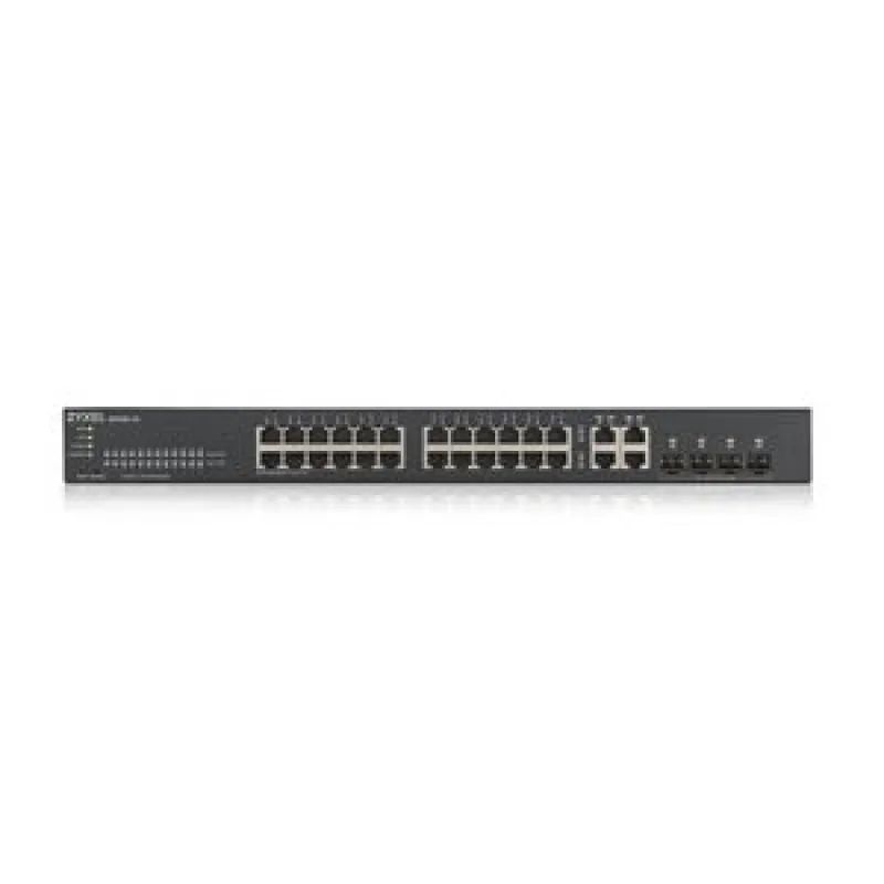 Zyxel GS1920-24v2, 28 Port Smart Managed Switch 24x Gigabit Copper and 4x…