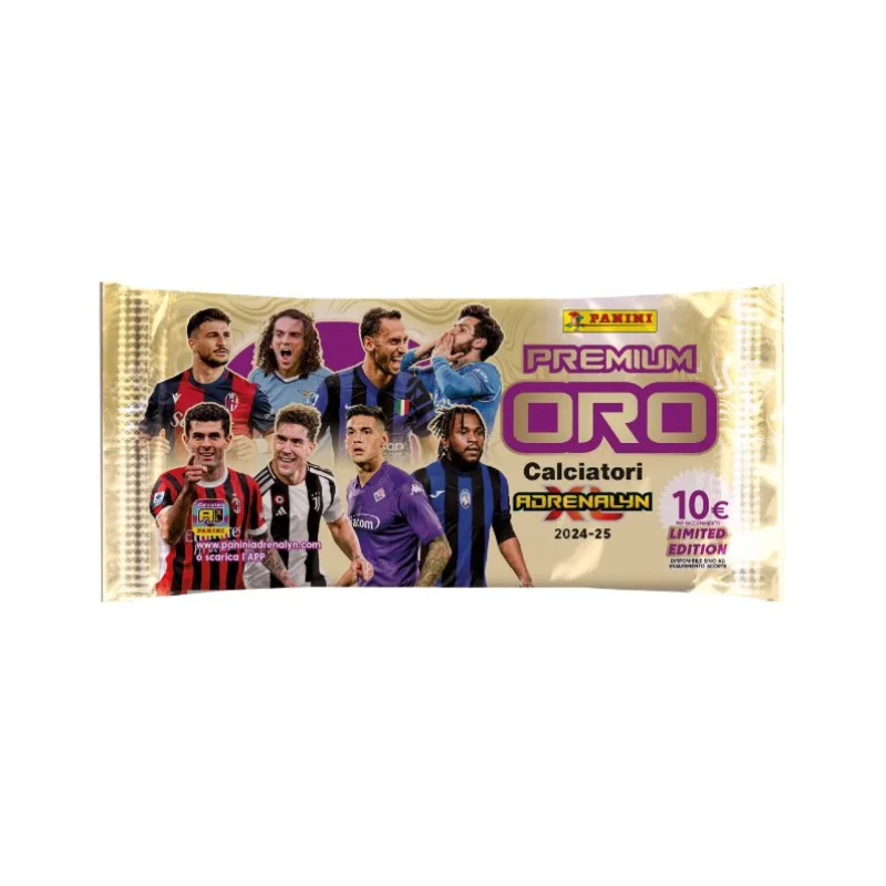 Panini SERIE A 2024/2025 Adrenalyn Karty GOLD PACKET