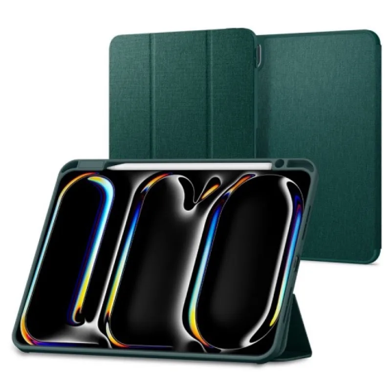 Spigen puzdro Urban Fit pre iPad Pro 11" M4/M5 - Midnight Green
