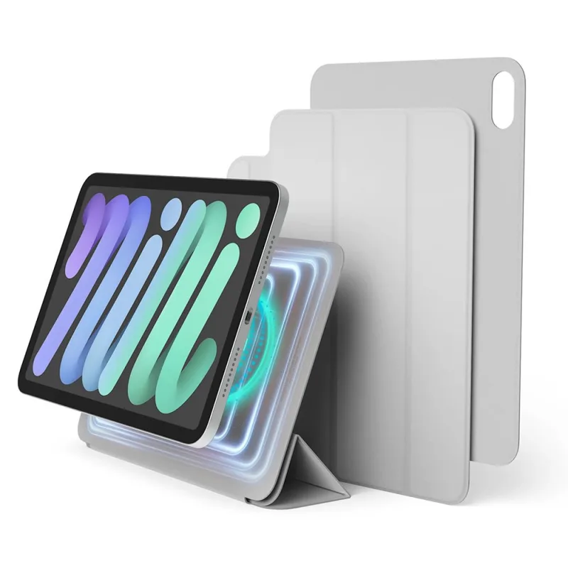 Elago puzdro Magnetic Folio Case pre iPad mini 8.3" 2021/2024 - Light Gray