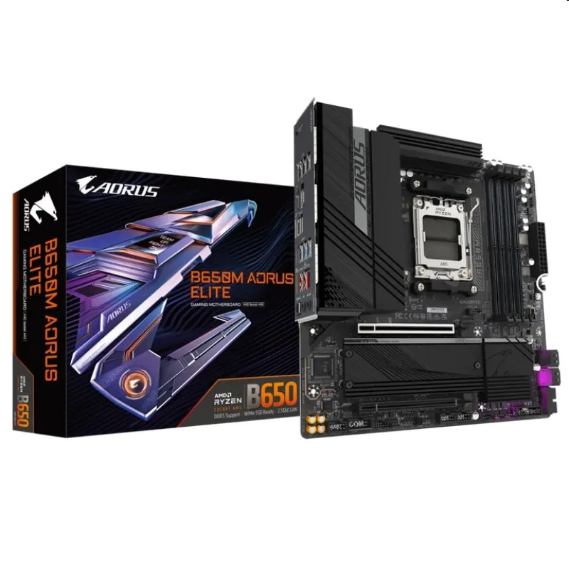 GIGABYTE B650 AORUS ELITE/ AM5/ mATX B650M AORUS ELITE
