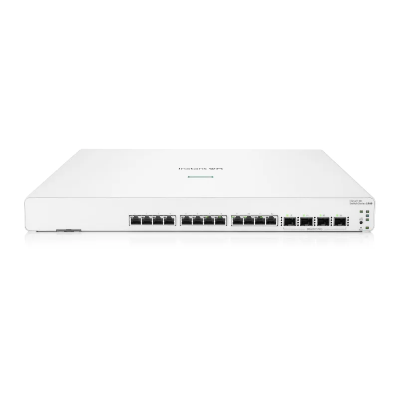 HPE Networking Instant On Switch 12p 10GBT 4p SFP+ 1960 (JL805A) JL805A…