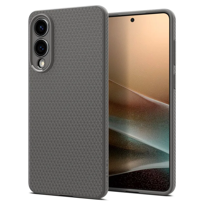 Púzdro Spigen Liquid Air pre Samsung Galaxy S25 Edge – šedé
