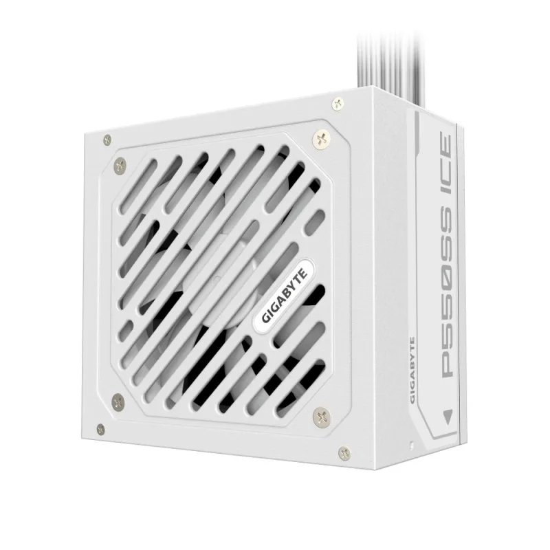 GIGABYTE zdroj P550SS ICE, 550W, 80+ Silver, 120mm, ATX 3.0, bílá GP…