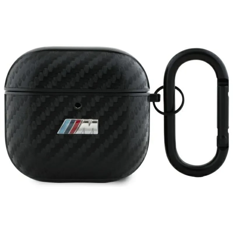 BMW BMA4CMPUCA kryt AirPods 4 black/black PU Carbon M Collection