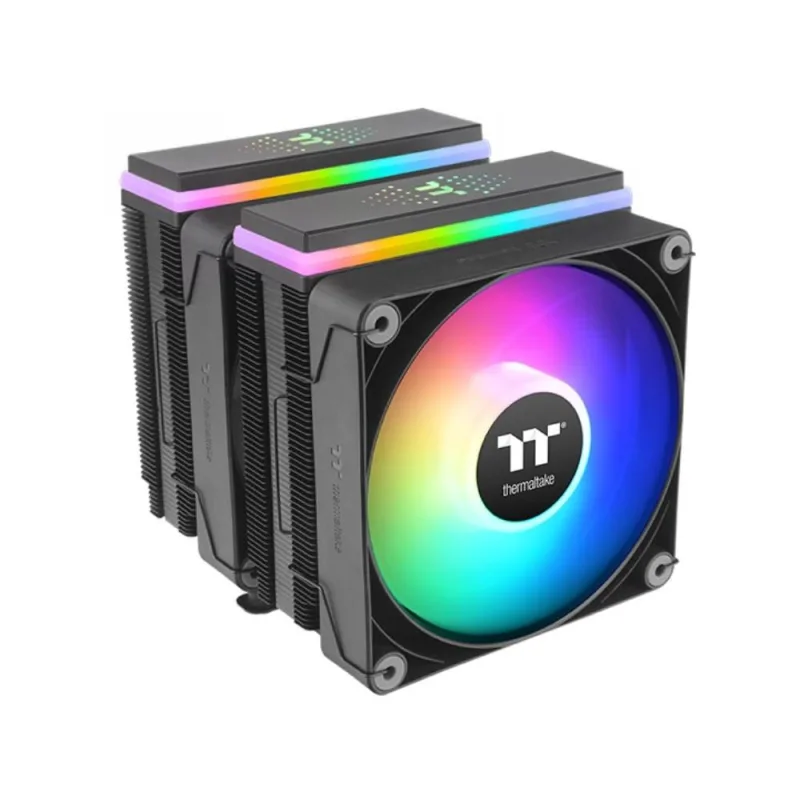 THERMALTAKE Chladič CPU Astria 600 ARGB, 2x120mm, LGA1851, AM5, černá…