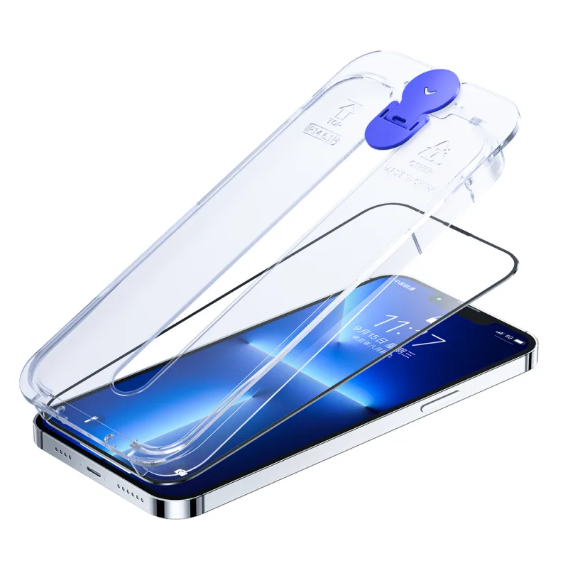 Sklo Joyroom Knight pre iPhone 14 Plus s montážnou sadou priehľadné (JR-H11)
