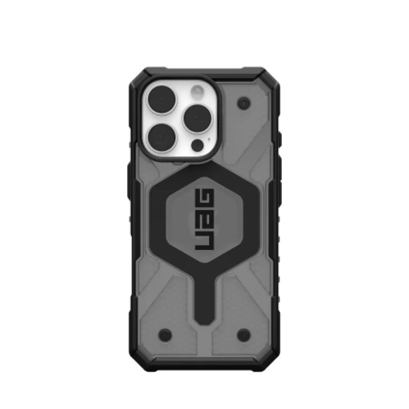 Puzdro UAG Pathfinder Clear Magsafe iPhone 16 Pro – priehľadné