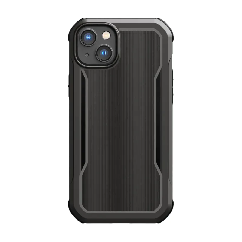 Puzdro Raptic X-Doria Fort na iPhone 14 Plus s pancierovým krytom MagSafe čierne