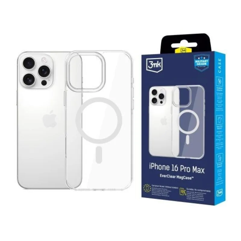 3mk ochranný kryt EverClear Magcase pro Apple iPhone 16 Pro Max…