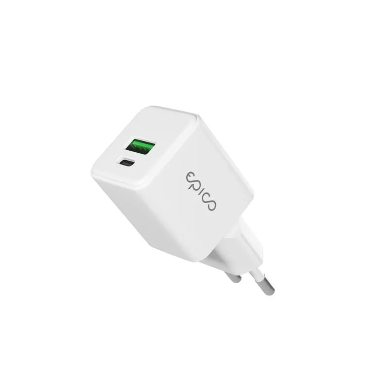 iStores by Epico Ultraboost GaN 20W sieťový adaptér EA20 - biela