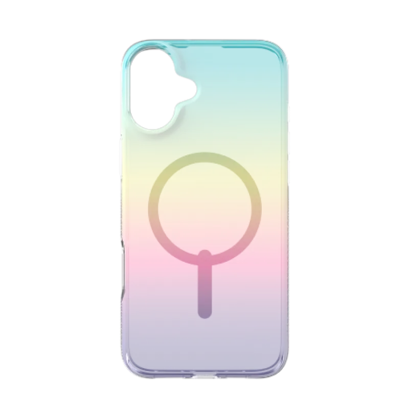 Puzdro ZAGG Milan Snap MagSafe na iPhone 16 Plus – dúhové