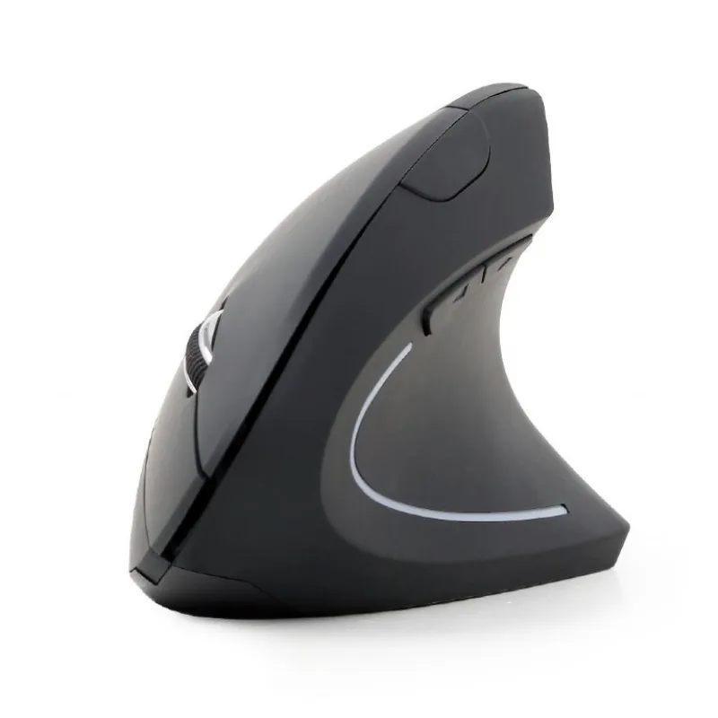 Myš GEMBIRD MUSW-ERGO-01, vertikální, čierna, bezdrôtová, USB receiver…
