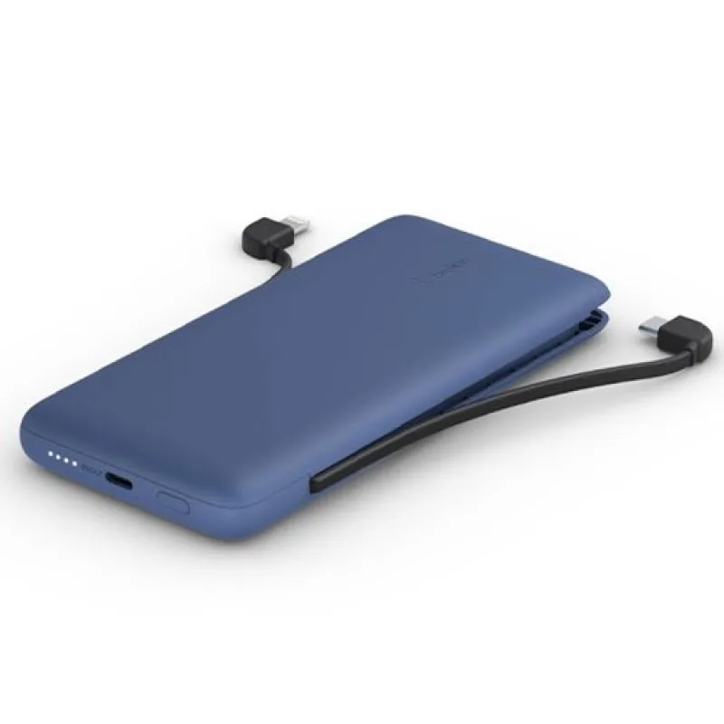 Belkin Boost Charge Plus USB-C Powerbank 10K with Integrated Cables…