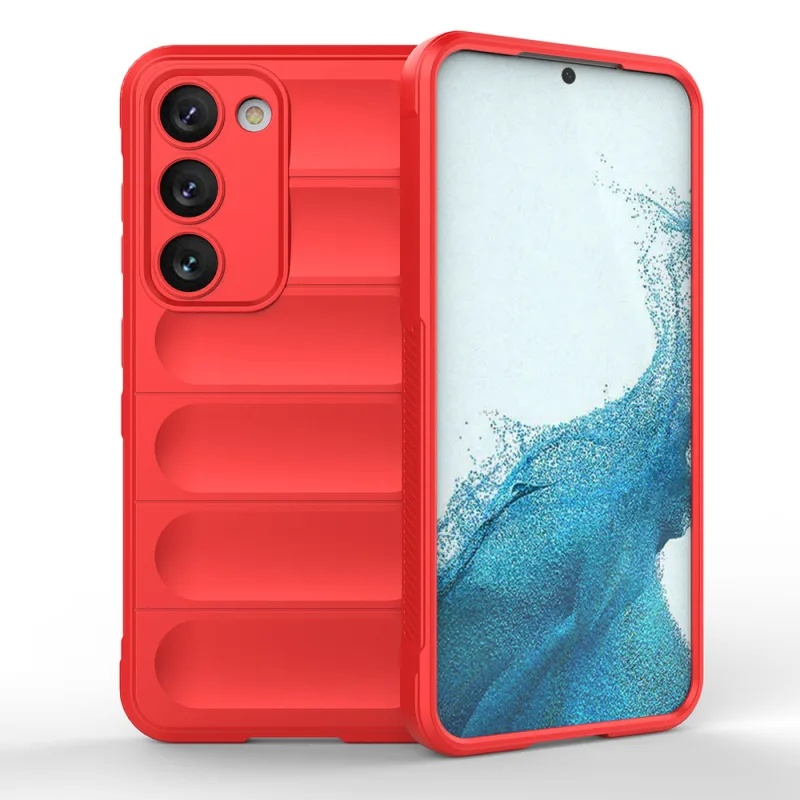 Magic Shield Case pre Samsung Galaxy S23+ flexibilný pancierový kryt červený