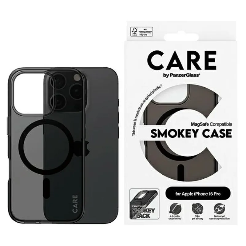 CARE by PanzerGlass Flagship Case iPhone 16 Pro 6,3"" dym/dym MagSafe 1350
