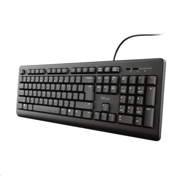 TRUST klávesnice PRIMO, membránová, USB, CZ/ SK 24150